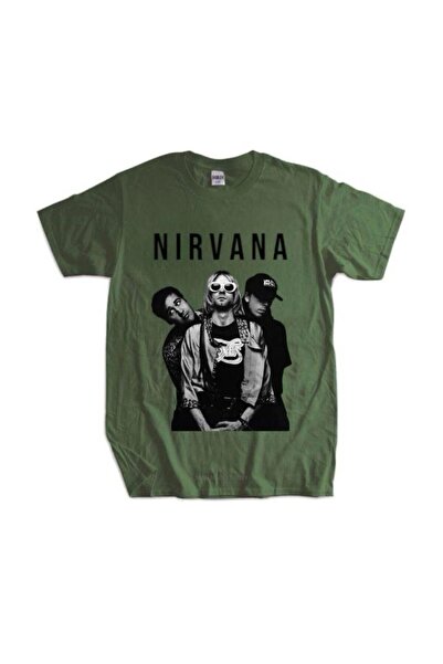 DEEFWEAR Tricou unisex Nirvana Band Khaki