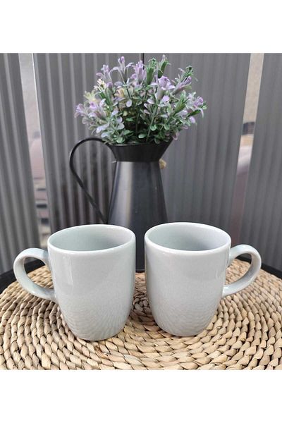 Keramika Gray Cloud Mug - Set of 6 - 9 cm