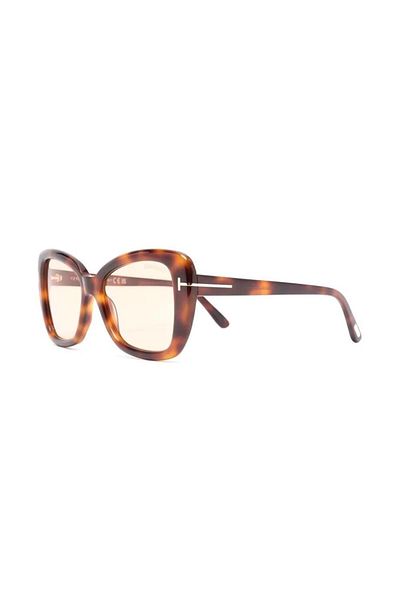 Tom Ford Women's Sunglasses Tf1008 Maeve 53E 55-17, Brown Acetate Frame