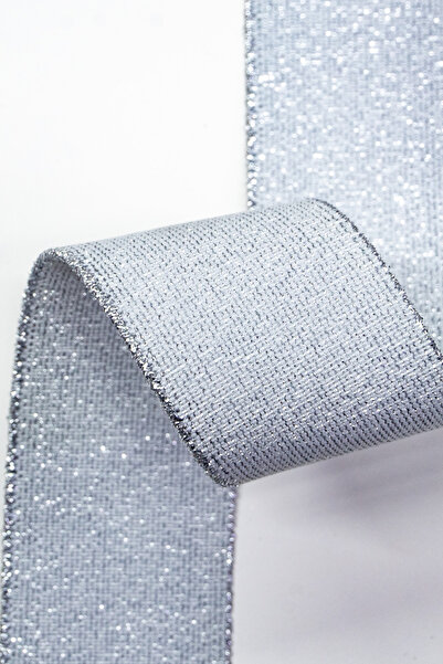 Dokumarkt 3 cm Glitter & Metallic Woven Rubber - 1 Meter Belt & Sandals & Shoes Side Band