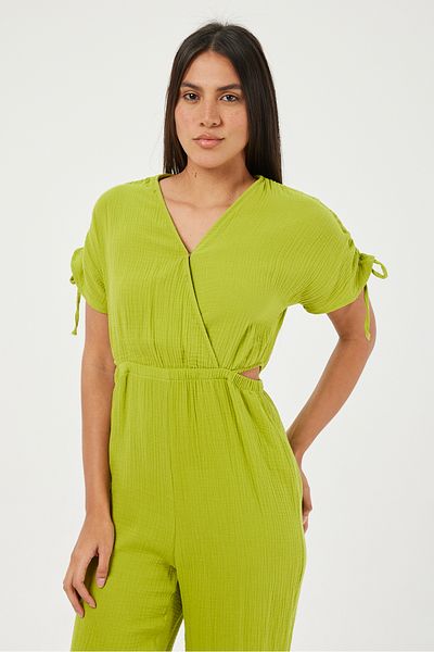 POODLE Women's Cut Out Detail Jumpsuit