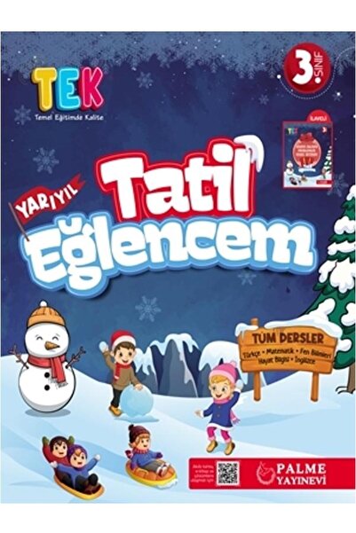 Palme Yayınevi PALME 3.SINIF TEK YARIYIL TATİL EĞLENCEM*YENİ*
