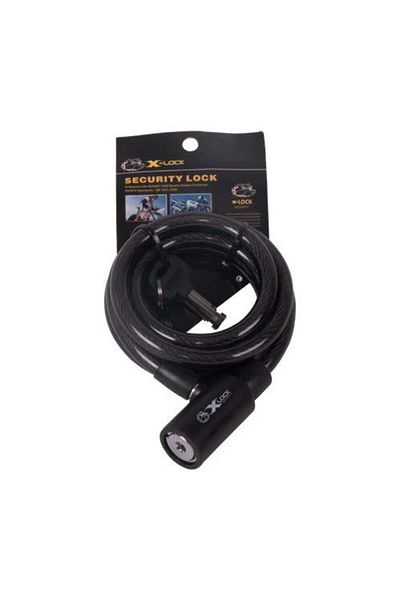 Forte GT Ty502 Spiral Lock 10x1500 Mm Ατσάλινο Κλειδαριά ποδηλάτου-μοτοσικλέτας