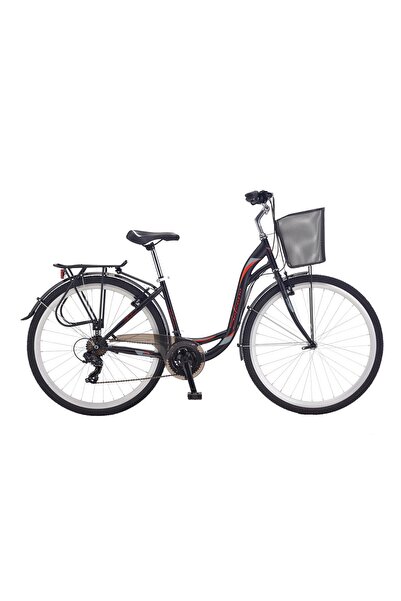 motosergen Salcano Bodrum Lady 24" Jant Çamurluklu Bagajlı 21 Vites Sepetli Ş...