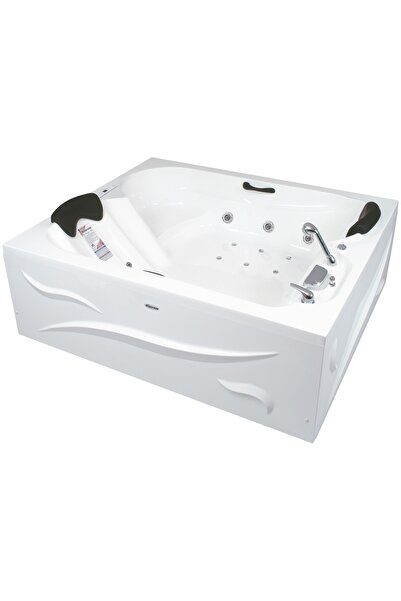 Waterway Sacramento Jakuzi 180x153 H:55 Romantic Hidromasaj Sistemli Küvet (G...