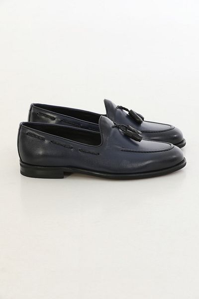 Faruk balkanas Klass Model Tassel Detailed Genuine Leather Loafer Shoes