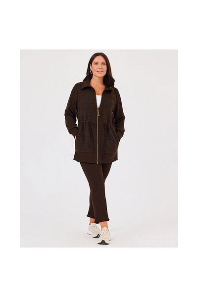 SEÇİL New Selected Women Plus Size Zipper Pocket Cap 10002422514007