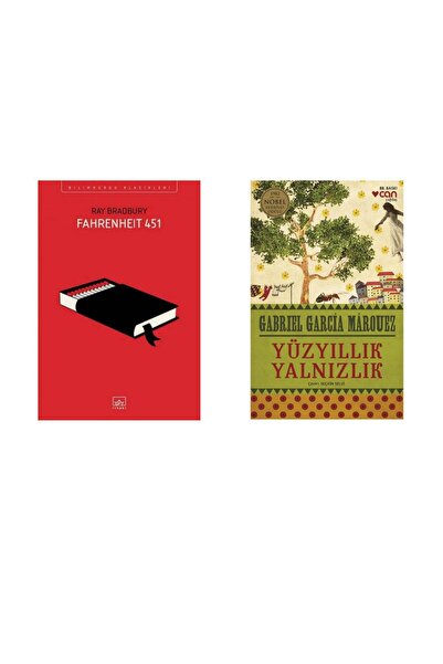 İthaki Yayınları Fahrenheit 451 - Ray Bradbury - Yüzyıllık Yalnızlık - Gabrie...
