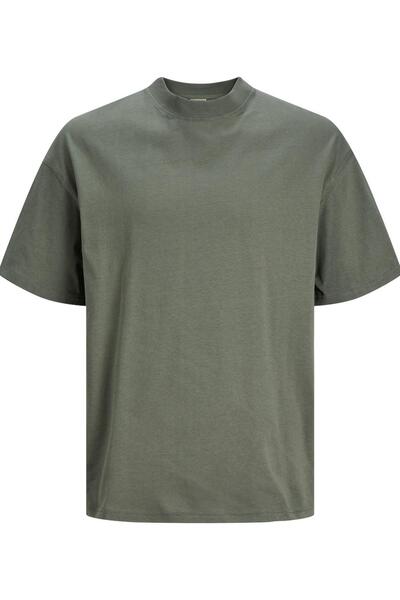 Jack & Jones Тениска JACK&JONES JCOCOLLECTIVE с кръгло деколте 12251865, зелена