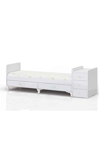 temosan Uzayabilen, Anne Yanı, Sallanır Bebek Beşiği Uyku Seti Pembe Yataklı Full Set 60 X 120