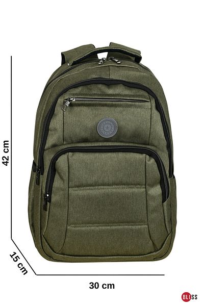 Bliss Ροζ Unisex Daily & School Backpack College Τσάντα με θήκη φορητού υπολογιστή