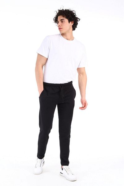 AUST JEANS ΣΤΕΝΗ ΕΦΑΡΜΟΓΗ ΜΑΥΡΗ ΦΟΥΤΕΡ ΜΕ ίσιο πόδι