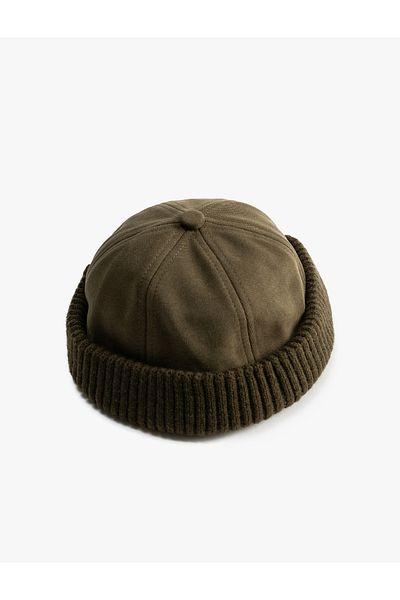 Koton Knitted Fold Detailed Beret