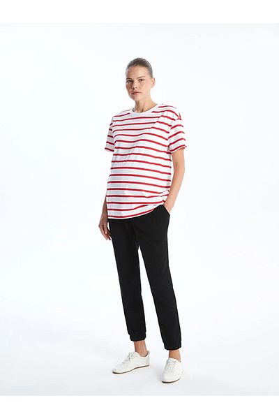 LC Waikiki Lcwaikiki Maternity Black Tummy Panel Straight Maternity Jogger Sweatpants