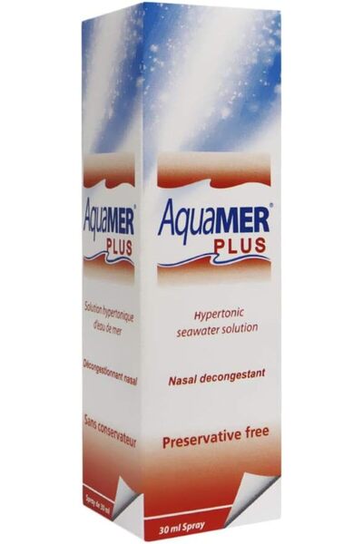 Aqua Aquamer Plus Nasal Spray 30Ml