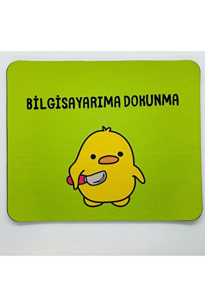Duxy Sevimli Civciv Mouse Pad, 21x17 cm, Kaymaz Taban, Ev, Ofis ve Oyun için ...