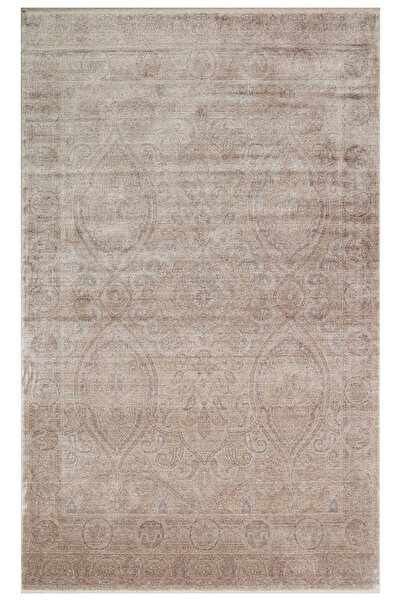Eko Halı Tf 03 Beıge - Taftan - Pakistan Overdyed Tarzı, Özel Tezgahlarda Üre...