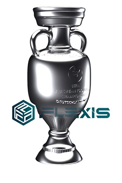 FLEXIS WE MAKE IT POSSIBLE FOR YOU UEFA EURO 2024 KUPASI MAKETİ 23 CM BİREBİR...