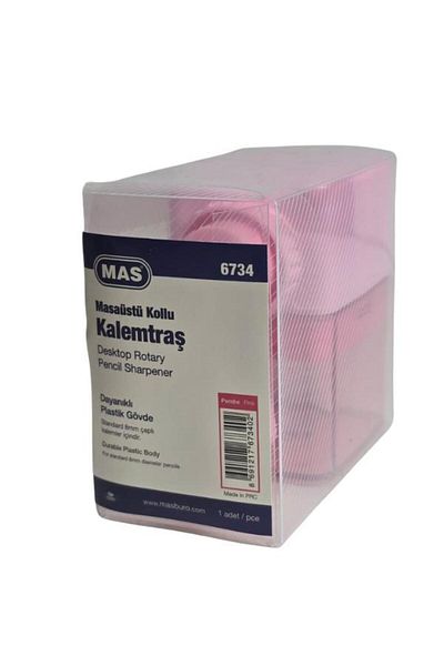 Mas 6734 Pink Desktop Arm Pencil Sharpener