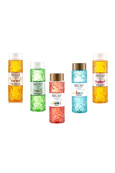 AKÇAY EFSANE KOKULAR SERİSİ 5 (Tütün, Misk-i Amber, İstanbul, Zeytin Çiçeği, ...