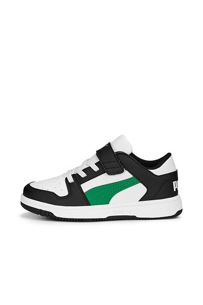 Puma White Unisex Casual Sneakers - Rebound Layup Lo Sl V Ps 370492 -18