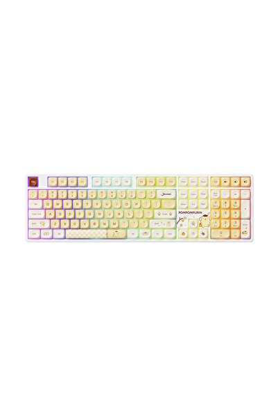 AKKO Pompompurin 5108B Plus RGB Kablosuz Hotswap Mekanik Sarı Gaming Klavye