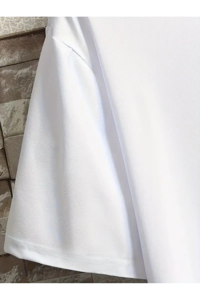 Hunors Sportswear & Company Férfi fehér zöld Oversize Freedom nyomott, rövid ujjú póló rövidnadrág szett