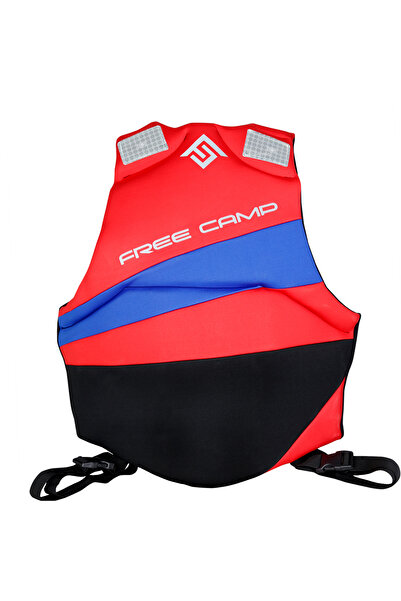 Freecamp Seashell Vest Can Yeleği-KIRMIZI-SİYAH