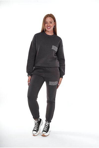 Butik TREND WE Σετ αθλητικής φόρμας με στάμπα με λαιμόκοψη