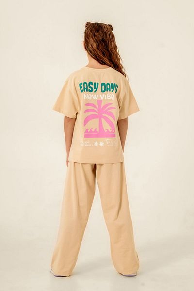 HAUSEkids New Vibe Girl's Set for Ages 8-12 - Latte