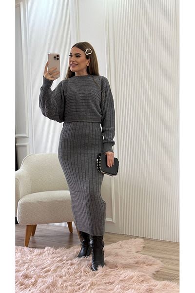 İkra Short Sweater Knitwear Dress