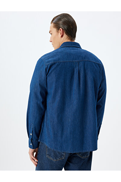 Koton Dunkle Indigo-Jacke für Erwachsene – 5WAM50009ND