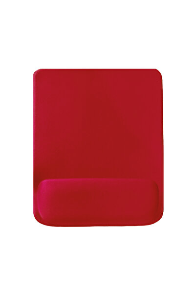 Active Team MP02 - Kırmızı Dörtgen Bilek Destekli Mouse Pad | Konfor, Kaymaz Taban, Ergonomik, Yumuşak, Ev,ofis
