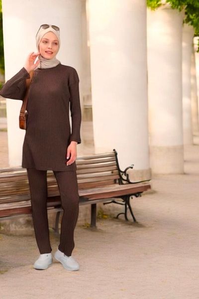 bb butik basic Πλήρης βασική φόρμα κάτω-κορυφή 1046BB