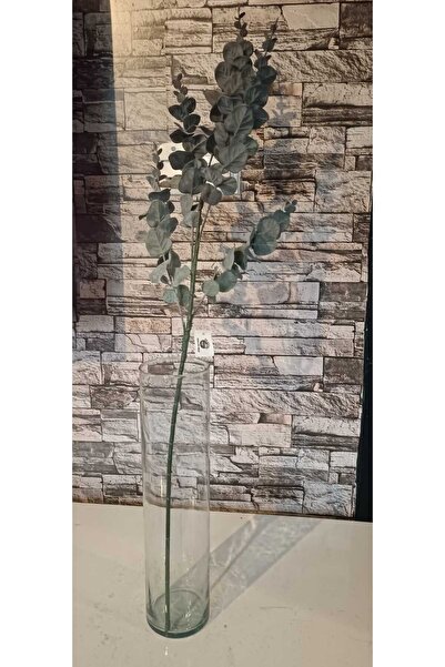 mucizevim yapay okaliptüs dalı, 100 cm, yüksek doğallık, dumanlı