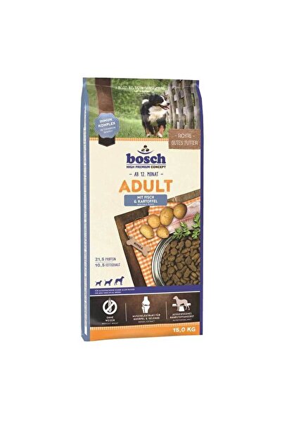 Bosch Balıklı Patetesli Yetişkin Kuru Köpek Maması 15 Kg
