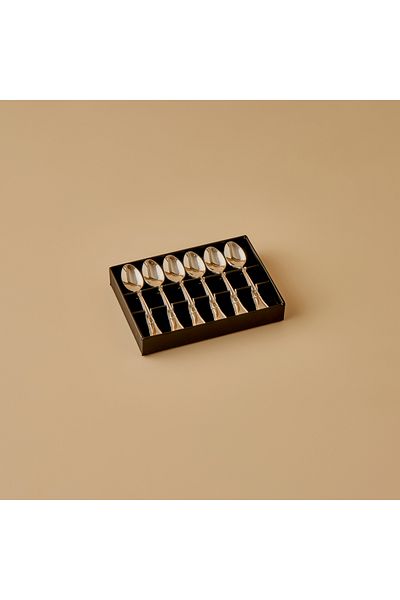 Bella Maison Torino 6-Piece Teaspoon Set Silver