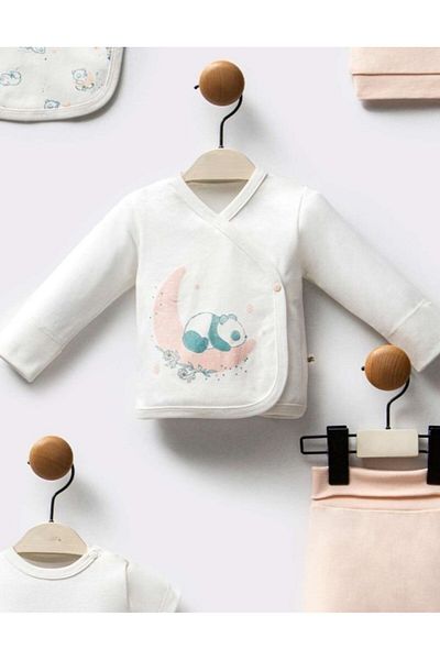 Moi Noi Organic Panda Denli Baby Girl 5-Pack Hospital Release
