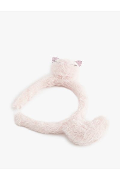 Koton Plush Crown Ear Applique Detailed
