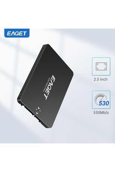Choice محرك أقراص الحالة الصلبة الداخلي Eaget Sata Iii SSD مقاس 2.5 بوصة، سعة 240 جيجابايت - S205، 120 جيجابايت، 240 جيجابايت، 480 جيجابايت، حتى 530 ميجابايت/ثانية