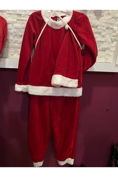 Noel Baba Yılbaşı Çantalı Şapkalı Takım