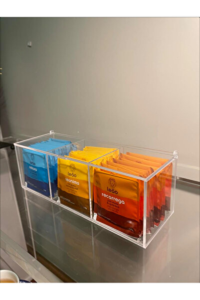AR BU 3 Gözlü Paket Çay Organizer