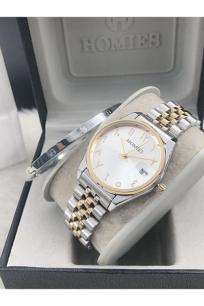 Homies Women's Watch New Season with Steel Bracelet Gift Hmse- 202062206