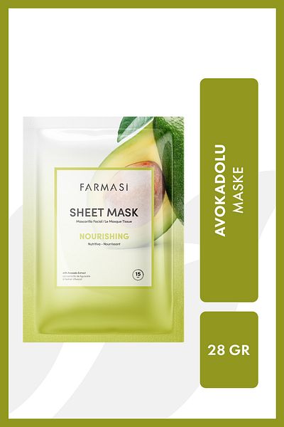 Farmasi 28 gr Nourishing Avocado Paper Mask