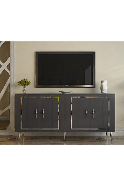 DEMONTE DECOR Pierodd (KB150) Konsol Antrasit-gümüş