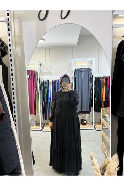Nurcan Çetin Elbise 16113 Siyah