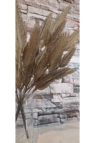 mucizevim باقة زهور صناعية ناعمة من الصنوبر، 35 سم، 6 فروع مظهر زهور مجففة