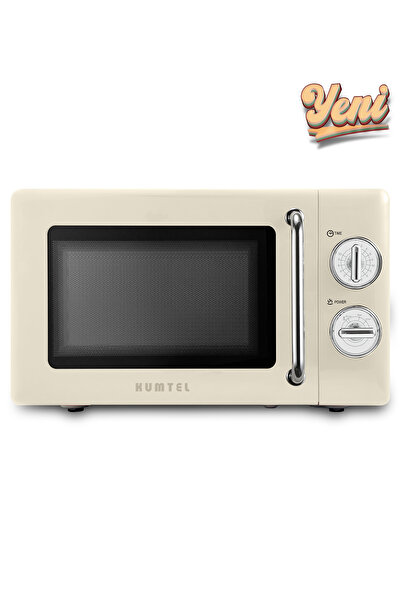 KUMTEL HM-10 20 Litre Retro Mikrodalga Fırın - Bej