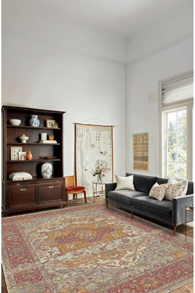 BigArts Home Modern Soyut Sanat Serisi Fırça Darbeli Kaymaz Taban Salon Mutfa...