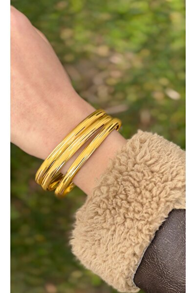 Çgk Çiğdem Gürel Kuyumculuk 22K Çizgili Hediyelik Bilezik